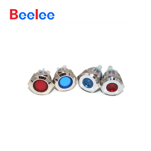 GBeelee Illuminated <strong>Waterproof</strong> Toggle <strong>Switch</strong> 16mm Boat Rocker <strong>Switch</strong> <strong>Push</strong> <strong>Button</strong> <strong>Small</strong> Metal IP65/IP67 Max Current 3A Max 250V - Product Image 4