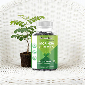 Gummies de <span class=keywords><strong>Moringa</strong></span> à succès <span class=keywords><strong>pour</strong></span> l'exportation transfrontalière, 60 gummies par bouteille, vente directe usine - Product Image 1