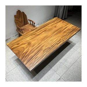 Sala de reuniones de madera maciza de gran tamaño, mesa de oficina de madera para conferencias, juego de mesa de comedor al aire libre, mesa de madera de lujo de 12 plazas - Product Image 1