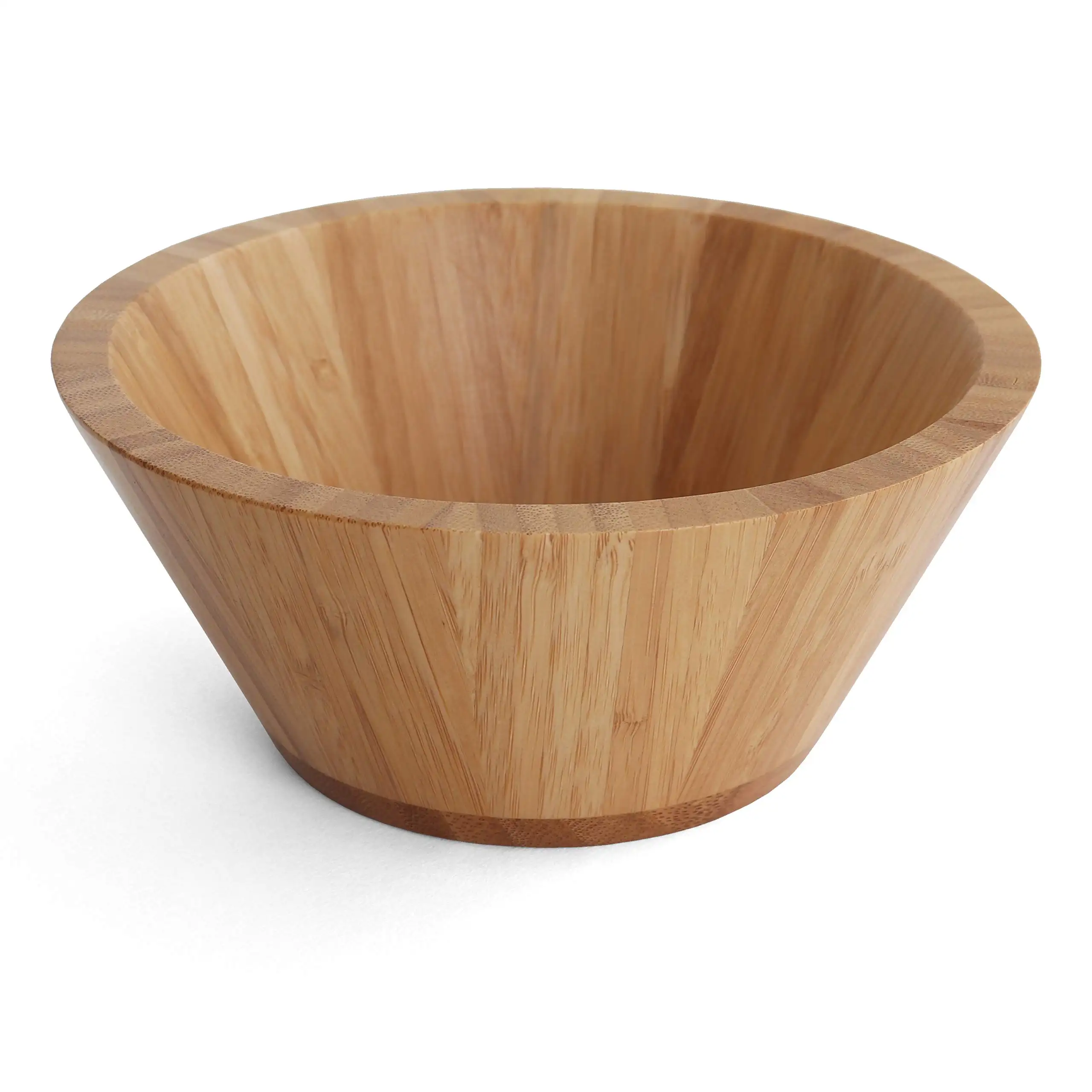 Экологически чистая 6,5 "круглая деревянная посуда, Набор бамбуковых чаш, многоразовые чаши