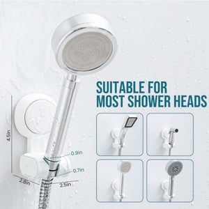 Suction Shower Head Holder MAX Hold 3 KG Universal Angle Adjustable Shower Head <b>Bracket</b> Waterproof Wall Mounted for Bathroom - Product Image 2