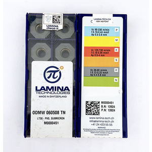 ODMW060508-TN LT10 100% Insert suisse Insert en carbure Outil de tournage Insert en carbure de tungstène - Product Image 1