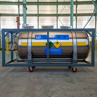 Cylindre d'oxygène liquide cryogénique de gaz industriel de grande production LOX/LIN/LAr Dewar