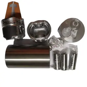 Excavator engine cylinder liner kit for D722 repair diesel engine parts piston assy