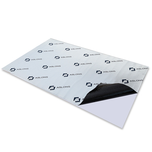 ASLONG Panel acústico ecológico Papel de aluminio plateado Absorción de ruido Alfombrilla insonorizada Estilo popular <span class=keywords><strong>para</strong></span> automóviles Sin olor - Product Image 6