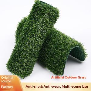 Gazon artificiel QIZHI, norme nationale transfrontalière, vert, épaissi, réaliste, pour parcs d'attractions extérieurs, écoles, sports et fitness - Product Image 4