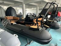 Bateau semi-rigide (RHIB) 14,1 pieds Achilles Hypalon, capacité 7 personnes, avec console arrière pour radar, luxe pour la navigation, fabriqué en Chine, logo personnalisé