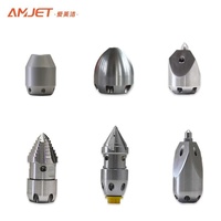 Nouvelle buse rotative AMJET en acier inoxydable 150-350 bars pour nettoyage de canalisations 20-70 lpm 1/4" Drain Reaper avec garantie de 3 mois