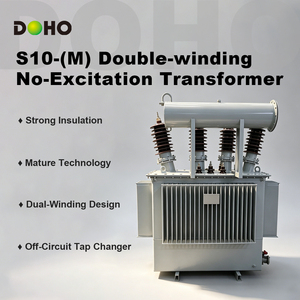 Transformateur de distribution triphasé <span class=keywords><strong>DOHO</strong></span> S10-(M) 50Hz à double enroulement de type bobiné, à changement de tirage sans charge, 35kV vers 0.4kV - Product Image 2