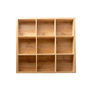 Bamboo Wood Divided Snack <b>Tray</b> 8-11 Compartments Rectangle Food <b>Storage</b> Living Room Use - Product Image 5