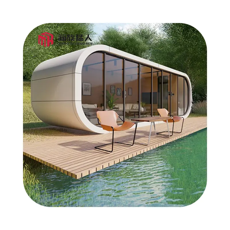 Top selling ECO space capsule office pod prefabricated house mobile apple cabine hotel restaurant villa casa