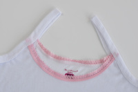Vente en gros Débardeurs à bretelles spaghetti en tricot côtelé blanc uni pour enfants et filles Débardeurs à la mode à la mode 2025 Tops Lace O-neck Girls Gilets