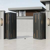 DMJ-ZD004 Porte pliante accordéon minimaliste en aluminium pour patio, balcon, jardin