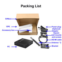 Mini PC de escritorio personalizable directa de fábrica Windows10 Intel Core I5 6267U/6287U 8G + 256G 1L Memoria DDR3 Nuevos enchufes de EE. UU./UE/Reino Unido