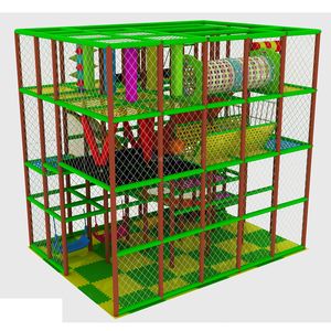 <span class=keywords><strong>Mcdonalds</strong></span>, equipo de patio interior pequeño de Color verde, Castillo travieso, otros patios de juegos, venta directa de fábrica, nuevo estilo - Product Image 2
