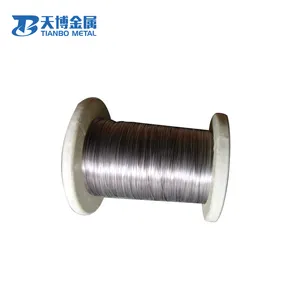 ASTM B348 Kawat Titanium Kelas 5 Bentuk Lurus Dia 2Mm Ke 4Mm 0.8Mm Laris Produsen Saham Baoji Tiobo Perusahaan Logam