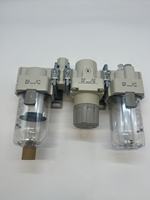 AC40-03G-T-A 3-en-1, processeur d'air en alliage d'aluminium pour unité FRL modulaire, filetage RC 3/8, filtre régulateur, automatisation pneumatique