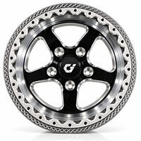 Jantes GVICHN Custom Beadlock noires, face usinée, en alliage d'aluminium forgé, pour course de dragster, tout-terrain, pour Supra, Nissan Frontier, Tacoma, Jeep