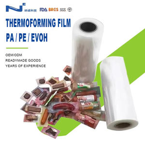 PET alimentaire EVOH PE emballage sous vide rouleau de <span class=keywords><strong>film</strong></span> de haute qualité clair résistant à l'humidité Flexible thermoformage pour les aliments - Product Image 1