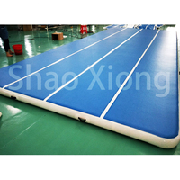 Grand tapis gonflable Airtrack de gymnastique, grands tapis de rebond gonflables à vendre