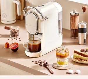 Machine <span class=keywords><strong>à</strong></span> café expresso domestique 3-en-1, <span class=keywords><strong>mode</strong></span> chaud/froid, semi-automatique, électrique, multi-capsules, utilisation en camping-car/hôtel - Product Image 4