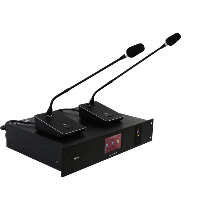Professional Full Set of Digital Conference System with Microphone Host Power Amplifier Speaker-for Conferences