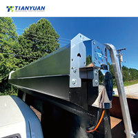 Kit de système de bâche basculante électrique en aluminium à 5 ressorts pour camion benne jusqu'à 28 pieds de large