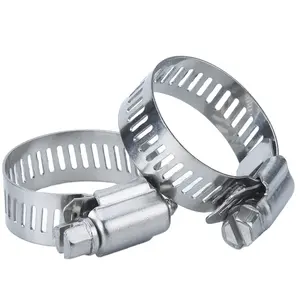 Chinese supplier Customized Adjustable abrazadera galvaniza American Type Hose Clamp For Gas Machine