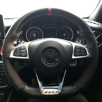 Volant personnalisé pour Mercedes Benz W205/C43 GLA45 GLC43 AMG/classe CLA C117/X156/C218/W213/X253 C253/W166/W222/SLC R172/R231