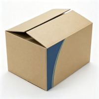 Cajas de Envío de Cartón Corrugado Kraft de Tamaño Personalizado, Cajas de Cartón Corrugado Marrón para Envíos y Mudanzas, Cajas de Cartón Corrugado para Embalaje