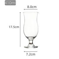 Nouveau Verre à Cocktail Hurricane Anti-fuite Design Moderne Verre à Boissons Multifonctionnel Haut de Gamme pour Jus et Bière