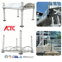 Système de charpente de toit en alliage d'aluminium portable pour charges lourdes, certifié CE, conception modulaire
