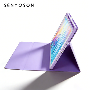 Étui pour <span class=keywords><strong>iPad</strong></span> SYX, robuste, antichoc, style livre, <span class=keywords><strong>protection</strong></span> intégrale, avec support pour stylet, pour tous les modèles d'<span class=keywords><strong>iPad</strong></span> - Product Image 2