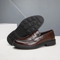Chaussures habillées en cuir véritable de vachette pour hommes, style Oxford et mocassins, tendance mode, pour le travail, vente en gros, fabricant