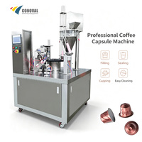 Machine de remplissage et de scellage rotative entièrement automatique pour capsules de café K-Cup, haute précision, économe en énergie