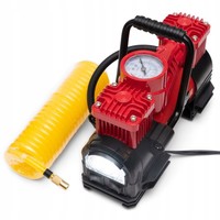 Pompe à air pour pneus de voiture avec lumière LED, compresseur d'air portable 12V, jauge de pression, pompe à air électrique pour voiture