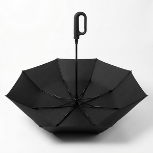 Sombrilla Plegable Automática de Protección Solar, 8 Varillas, 190T Pongee, Regalo Empresarial, Doble Uso, para Sol y Lluvia - Product Image 1