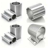 Boîtier de moteur en aluminium moulé sous pression usiné CNC OEM, pièces de rechange pour l'assemblage de moteurs électriques