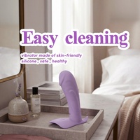 Tragbarer Vibrations-Slip mit Doppelmotoren Klitorale Vaginale Stimulation Sexspielzeug für Frauen Paare Fernbedienung Mini-Dildo Vibrator