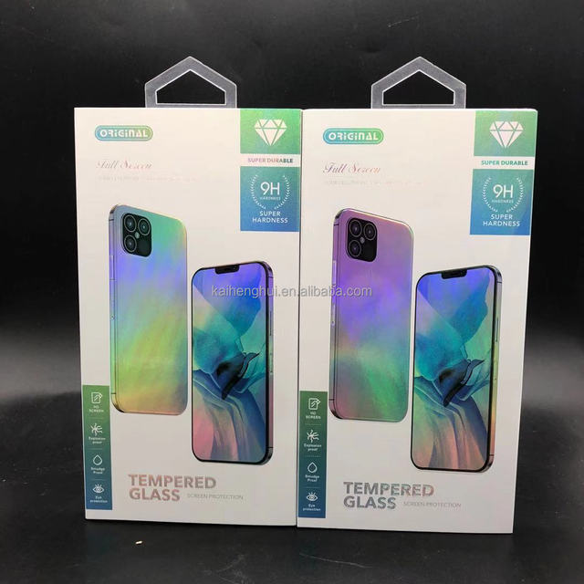 OEM Full Cover Blue Sexy Ceramic Hydrogel Screen Protector Packaging Wrap Coated Paper Material