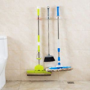 Support mural auto-adhésif pour balai et serpillière, organisateur d'outils pour cuisine et <span class=keywords><strong>jardin</strong></span> - Product Image 2