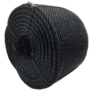 High Strength PP UV Protected 3 Strand Danline <b>Fishing</b> Rope Black 8-28mm Eco-Friendly - Product Image 1