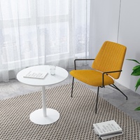 Chaises de négociation pour visiteurs, de réception, de bureau et de café, avec structure tubulaire métallique, design moderne, fabriquées par l'usine de chaises de Foshan