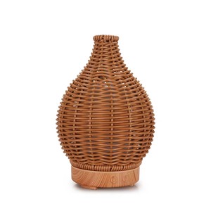 <span class=keywords><strong>Humidificador</strong></span> Ultrasónico Mini USB <span class=keywords><strong>de</strong></span> Ratán Hueco para el Hogar, 100ML, Máquina <span class=keywords><strong>de</strong></span> Aromaterapia <span class=keywords><strong>con</strong></span> Diseño Silencioso, Temporizador e Iluminación - Product Image 1