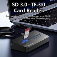 Base de Conexión USB-C/Tipo-C Multipuerto, Divisor USB 3.0 de 5 Gbps, Cable 2 en 1 HU805A-1.5M