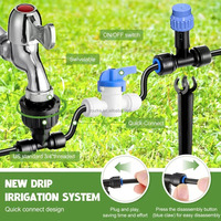 Système d'arrosage de serre 18M/59FT - Connecteur rapide et efficace, système d'arrosage suspendu pour plantes, kit d'irrigation automatique par brumisation