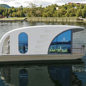 Hydro tech Innovation Smart Mobile Container House Wasserdichtes Fertighaus Green Steel House Off-Grid Floating House boat - Product Image 1