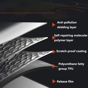 High Gloss Super Hydrophobic Two-layer VKOOL PLUS TPU PPF Self Healing Transparent <strong>Wrap</strong> Anti-Scratch 10-Year Warranty Car Film - Product Image 5