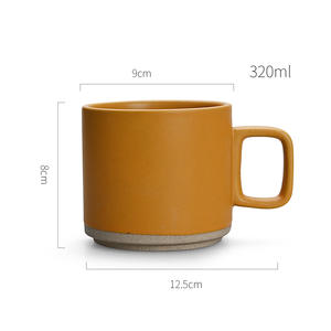 Tazza in Ceramica Grezza per Stampa Laser all'Ingrosso, Regalo Aziendale, Tazza Pubblicitaria 10oz con Manico Abbinato al Colore, Tazza da Caffè Personalizzabile con Logo - Product Image 6