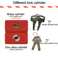 Cadenas de sécurité industriels 38 mm en 10 couleurs avec clés, cadenas de mise en état de sécurité en plastique avec clés maîtresses ou fonction anti-poussière, logo laser